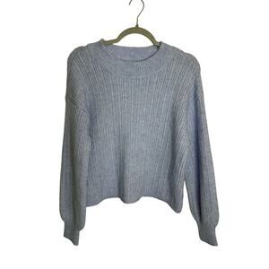 Jessica Simpson Purple Cropped Sweater